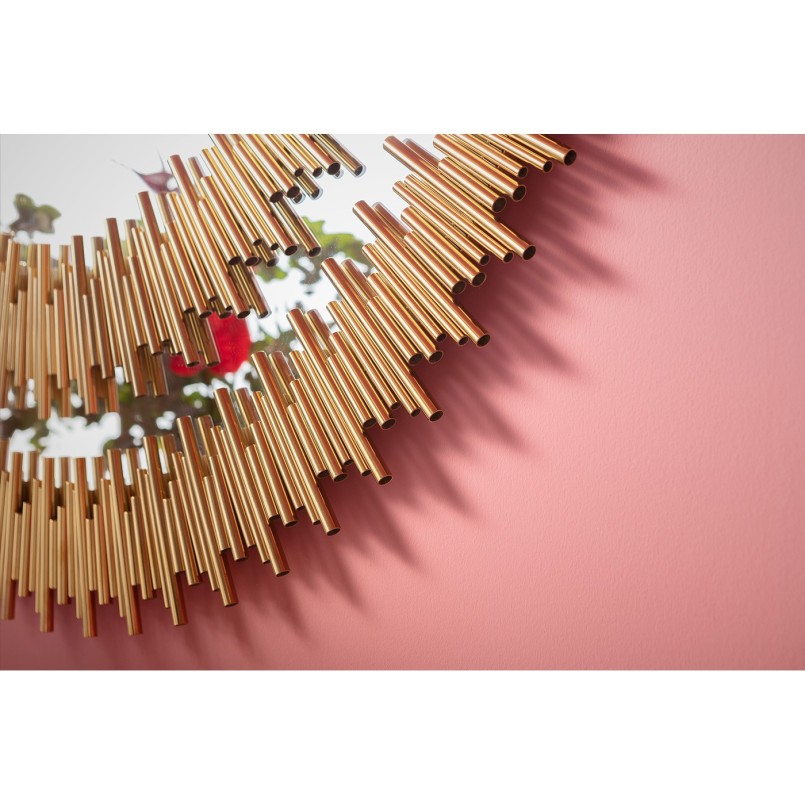 Mirror Solare Gold Ø132cm Kare Design