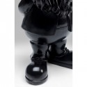 Déco nain noir fleurs debout 30cm Kare Design