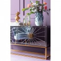 Vase Butterflies bleu clair 50cm Kare Design