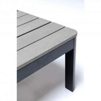 Table basse de jardin dépliante Holiday noire Kare Design