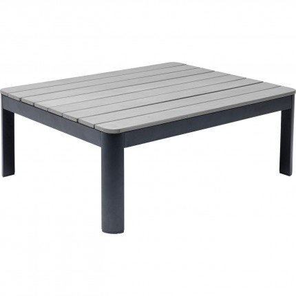 Table basse de jardin dépliante Holiday noire Kare Design