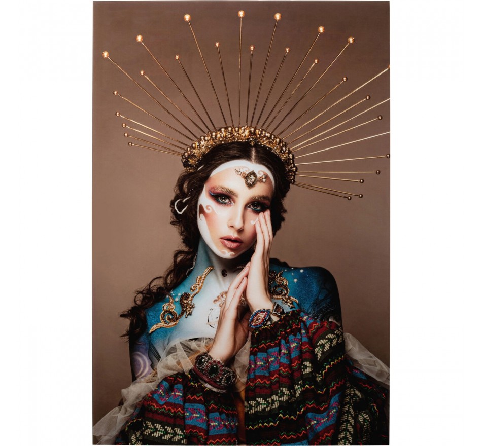 Tableau en verre Magic Goddess 100x150cm