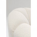 Fauteuil pivotant Peppo Lounge crème Kare Design