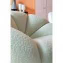 Fauteuil pivotant Peppo Lounge crème Kare Design