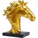 Déco Fiesta tête de cheval doré Kare Design