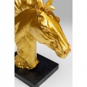 Déco Fiesta tête de cheval doré Kare Design