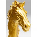 Déco Fiesta tête de cheval doré Kare Design