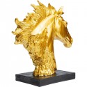 Déco Fiesta tête de cheval doré Kare Design