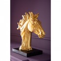 Déco Fiesta tête de cheval doré Kare Design