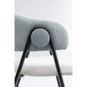 Chaise avec accoudoirs Olina grise Kare Design