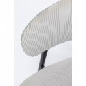 Chaise avec accoudoirs Olina grise Kare Design