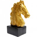 Déco Fidelis buste de cheval doré Kare Design