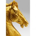 Déco Fidelis buste de cheval doré Kare Design
