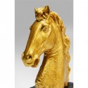 Déco Fidelis buste de cheval doré Kare Design