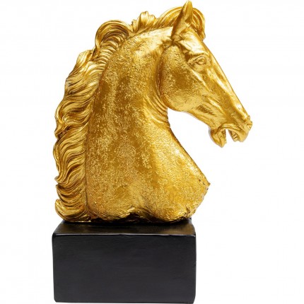 Déco Fidelis buste de cheval doré Kare Design