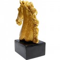 Déco Fidelis buste de cheval doré Kare Design