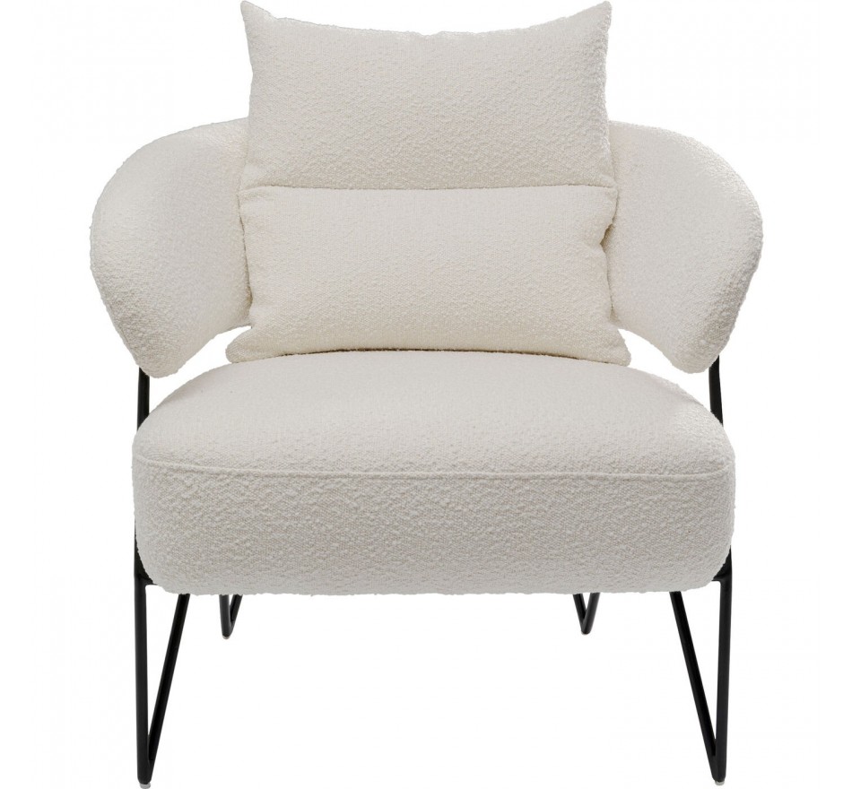 Fauteuil Peppo crème Kare Design