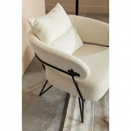 Fauteuil Peppo crème Kare Design