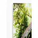 Tableau en verre paradis animaux 150x100cm Kare Design