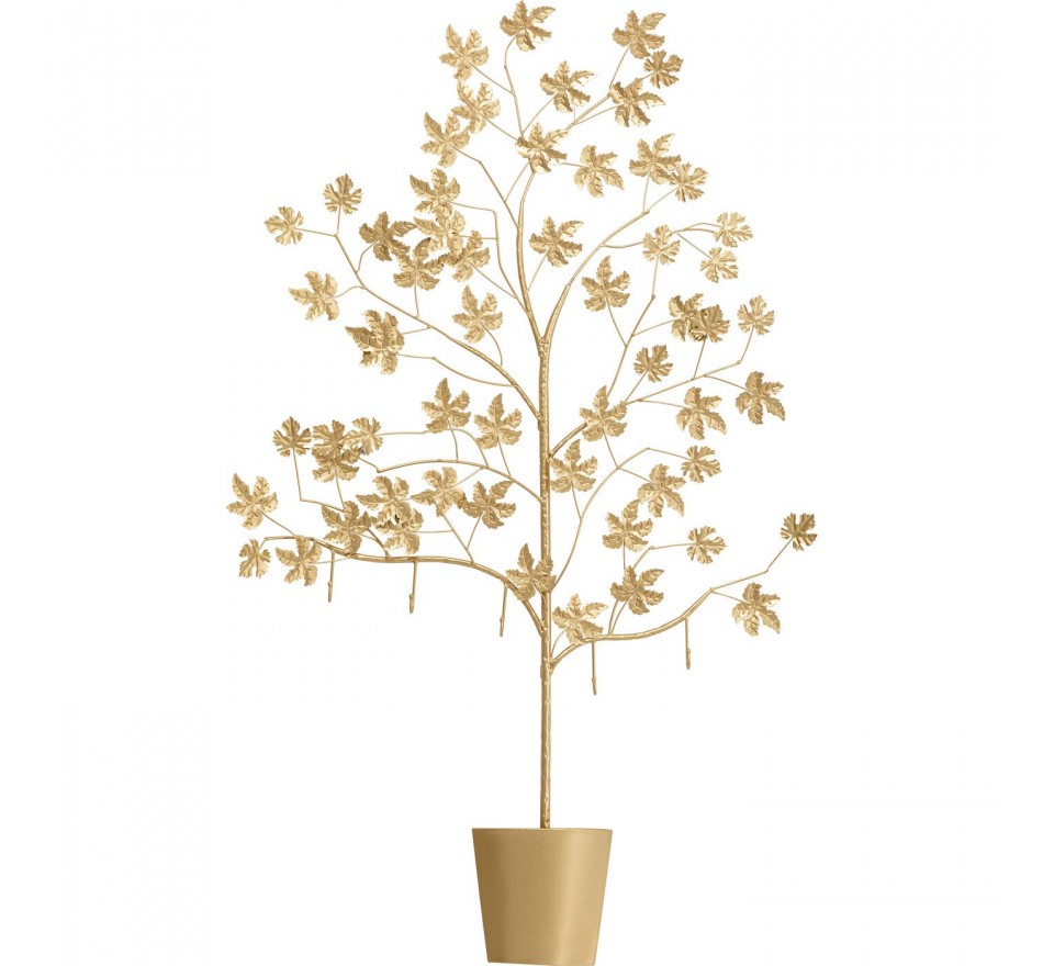 Portemanteau mural arbre doré 93cm Kare Design