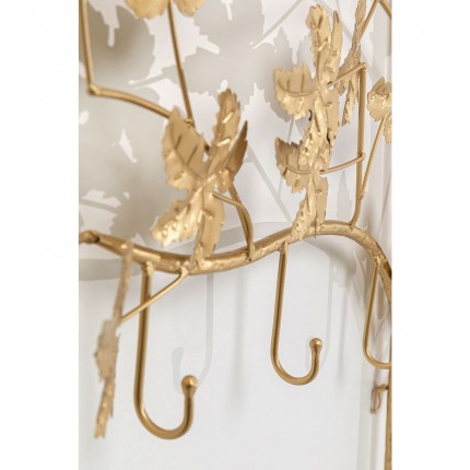 Portemanteau mural arbre doré 93cm Kare Design