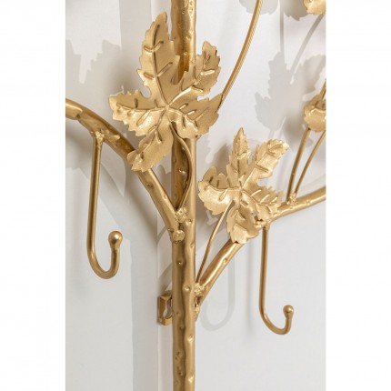 Portemanteau mural arbre doré 93cm Kare Design