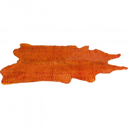 Tapis Croco orange Kare Design