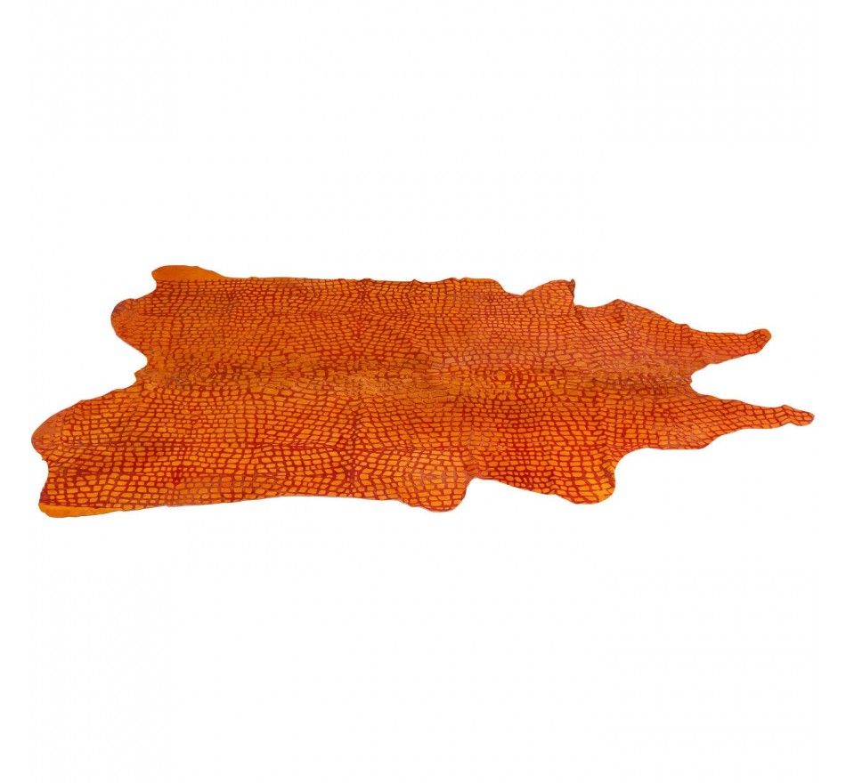 Tapis Croco orange Kare Design