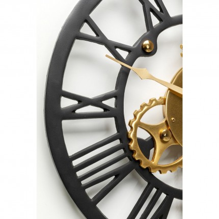 Horloge murale Clockwork 126x46cm Kare Design