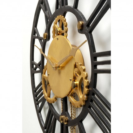 Horloge murale Clockwork 126x46cm Kare Design