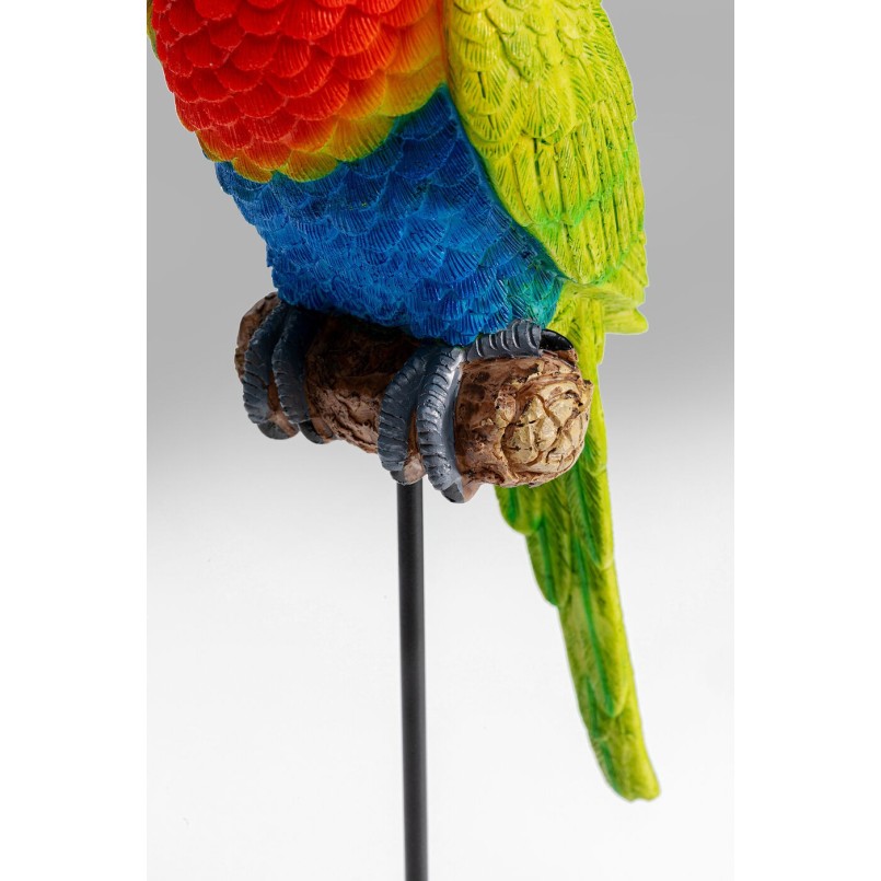 Déco perroquet vert 36cm Kare Design