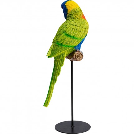 Déco perroquet vert 36cm Kare Design