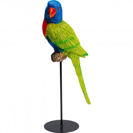 Déco perroquet vert 36cm Kare Design