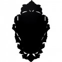 Miroir mural Baroque Otilia 70x120cm