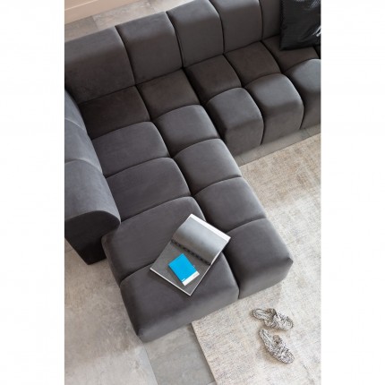 Corner Sofa Belami grey left Kare Design