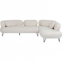 Canapé d\'angle Peppo blanc droite Kare Design
