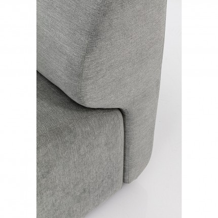 Assise gauche d'angle canapé Lucca gris Kare Design