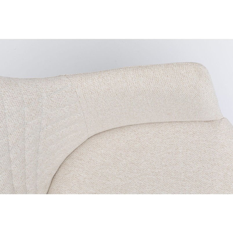 Chaise pivotante Coco crème Kare Design