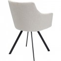 Chaise pivotante Coco crème Kare Design