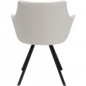 Chaise pivotante Coco crème Kare Design