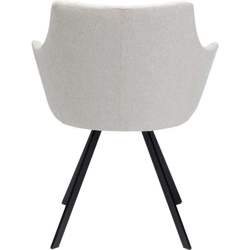 Chaise pivotante Coco crème Kare Design