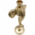 Bougeoir Elephant Head doré 36cm