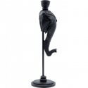 Bougeoir Elephant Head noir 36cm Kare Design