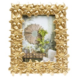 Cadre photo Flower fleurs dorées Kare Design