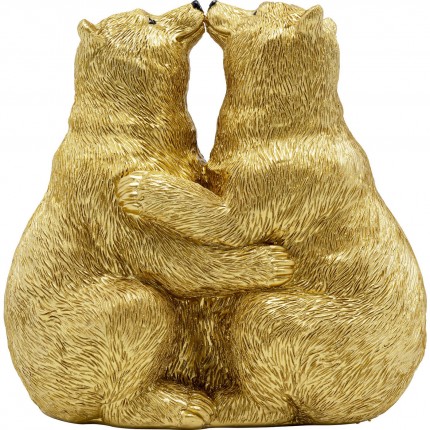 Déco ours dorés couple Kare Design