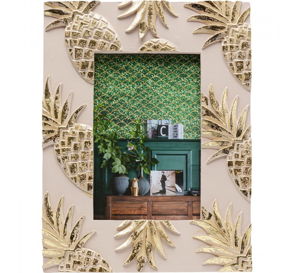Cadre photo rose ananas Kare Design