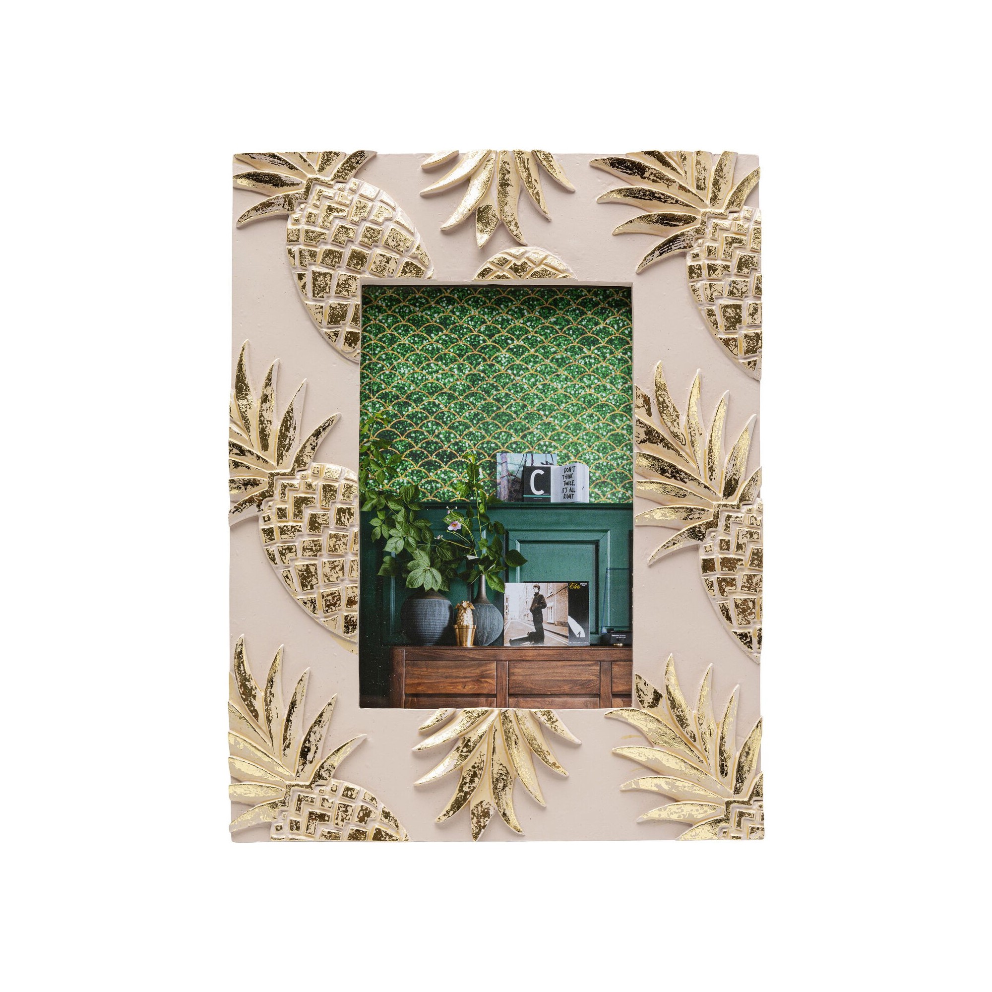 Cadre photo rose ananas Kare Design