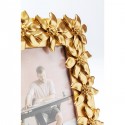 Cadre photo Flower fleurs dorées 23x19cm Kare Design