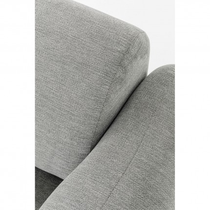 Assise droite d'angle canapé Lucca gris Kare Design