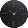 Horloge murale Luca noire 70cm Kare Design